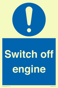 Switch off engine